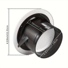 2pcs Soffit Vents Louver Grill Cover Round Vent Cover with Fly Screen