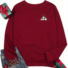 Winter Snowman Heat Transfer Vinyl Iron On For T-Shirts Christmas