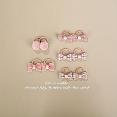 10pcs Bow Hair Ties for Girls