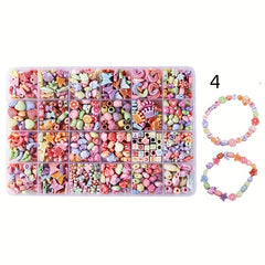 24 Grids DIY Accessory Kit Bead String Tools Girls' Craft Set
