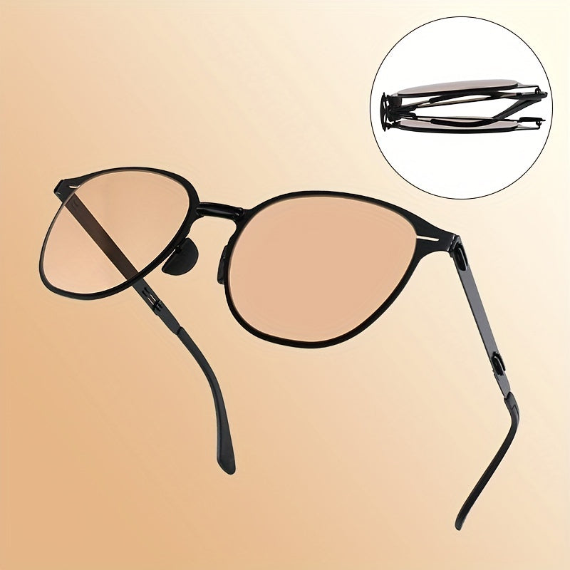 Folding Sunglasses Scratch Resistant Lens Collapsible Frame