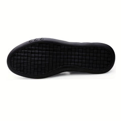 Men's No Tie Slip On Leather Sandals Smart Casual Walking Shoes