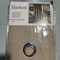 Blackout Curtains with Grommet Top - Light Blocking for Living Room