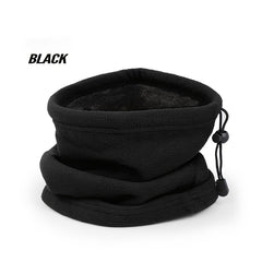 Men's Winter Thick Fleece Knit Neck Warmer for Outdoor Activities