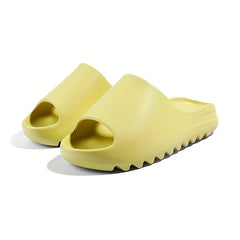 Men's Non Slip Open Toe Slip On Slides Soft Sole Slippers