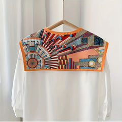 Geometric Pattern Ladies Shawl Shoulder Collar