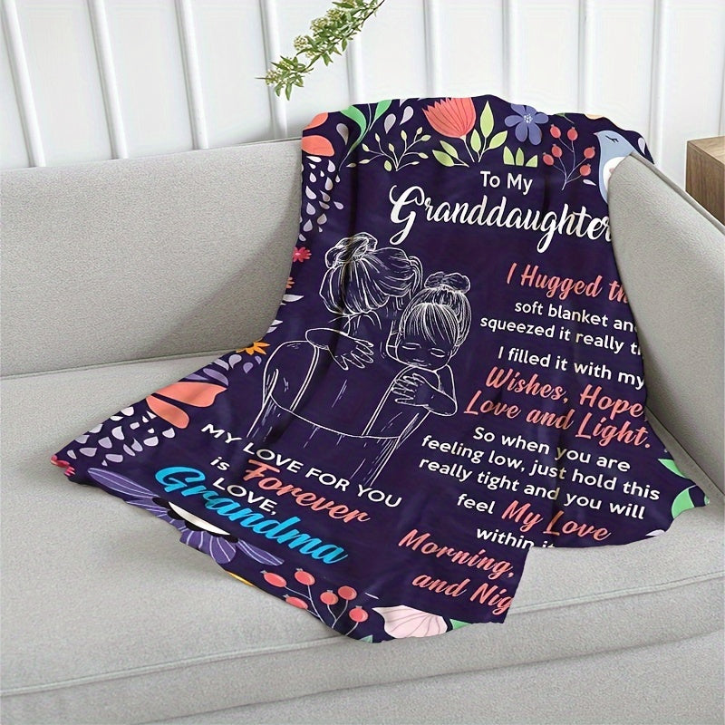 Winter Warm Flannel Blanket Soft Throw for Couch Bed Sofa