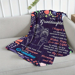 Winter Warm Flannel Blanket Soft Throw for Couch Bed Sofa