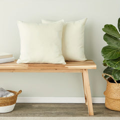 2pcs Blank Canvas Pillowcase Cream 45 Sofa Pillowcase
