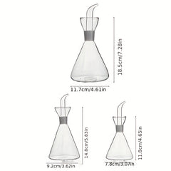 1pc Leak Proof Glass Bottle Soy Sauce Vinegar Dispenser