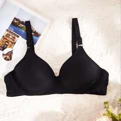 Solid T Shirt Bra Breathable Push Up Bra Women's Lingerie