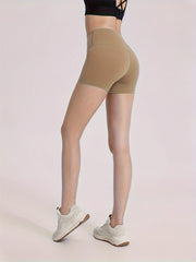High Waisted Yoga Shorts Quick Dry Biker Shorts