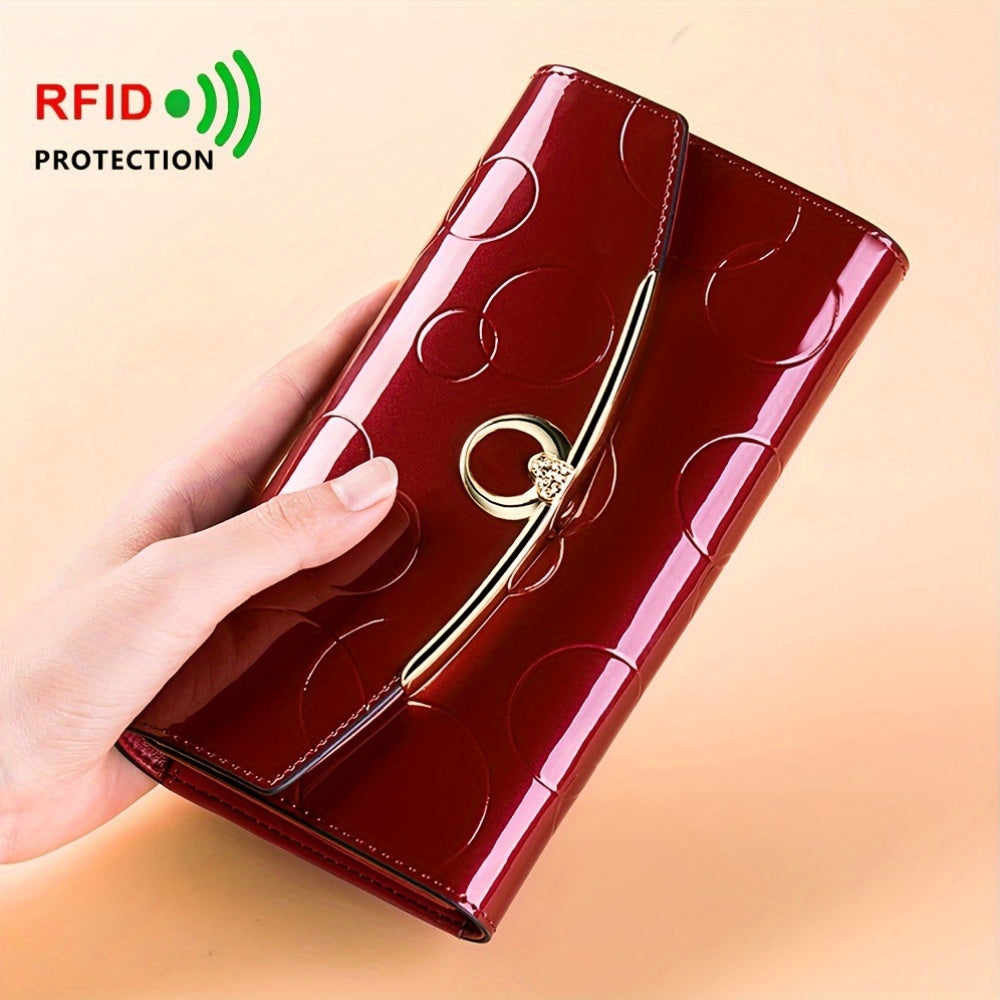Marlekarida Large Capacity Tri Fold Women'S Wallet