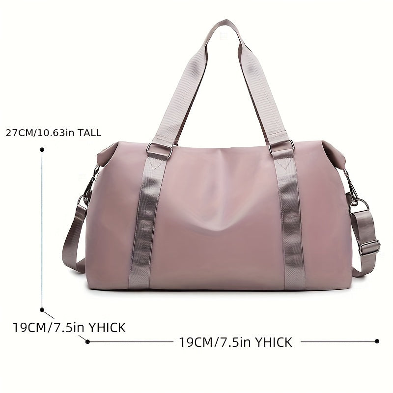 Women's Portable Yoga Bag Dry/Wet Separation Waterproof Luggage Short Travel Bag