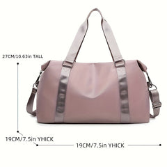 Women's Portable Yoga Bag Dry/Wet Separation Waterproof Luggage Short Travel Bag