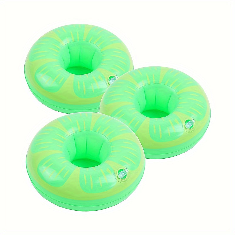 3pcs Inflatable Water Coaster Drink Cup Holder for Pool Party