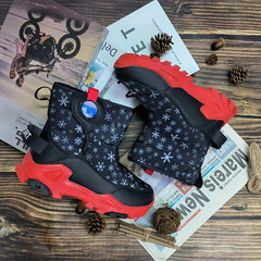 Kids Graphic Print Non Slip Snow Boots