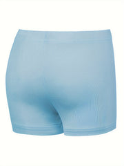 Girls Stretchy Solid Dance Shorts Gymnastics Practice Performance