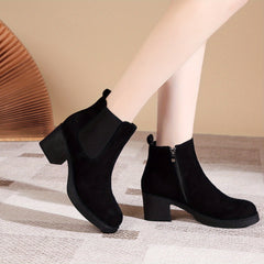 Women's Chunky Heel Ankle Boots & Shoes