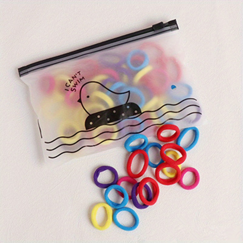 50pcs Girls Hair Tie Bands Ponytail Scrunchies Hair Accessories
