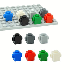 100pcs 1x1 Thick 2 Sided Brick Building Blocks Compatible with 47905