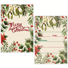 Christmas Invitation Card Merry Christmas Decoration Props Party Blessing Card