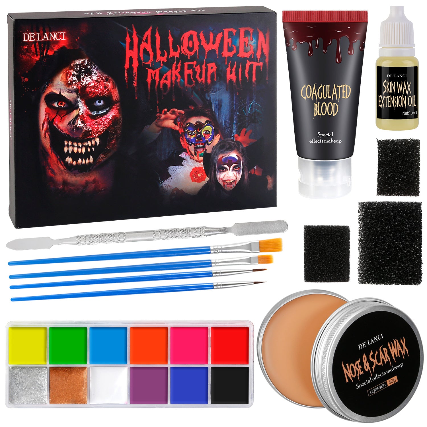 SFX Makeup Kit Halloween Makeup Kit 14pcs