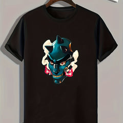 Cartoon Character Print Men's Graphic T shirt for Summer