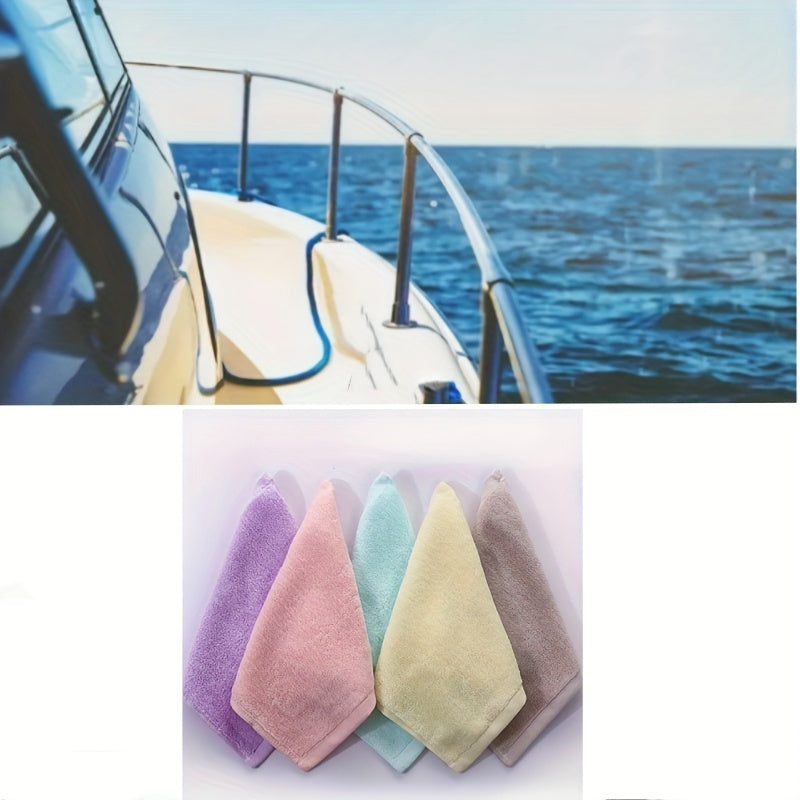 1pc Cotton Washcloth Face Cleansing Towel 24x24cm