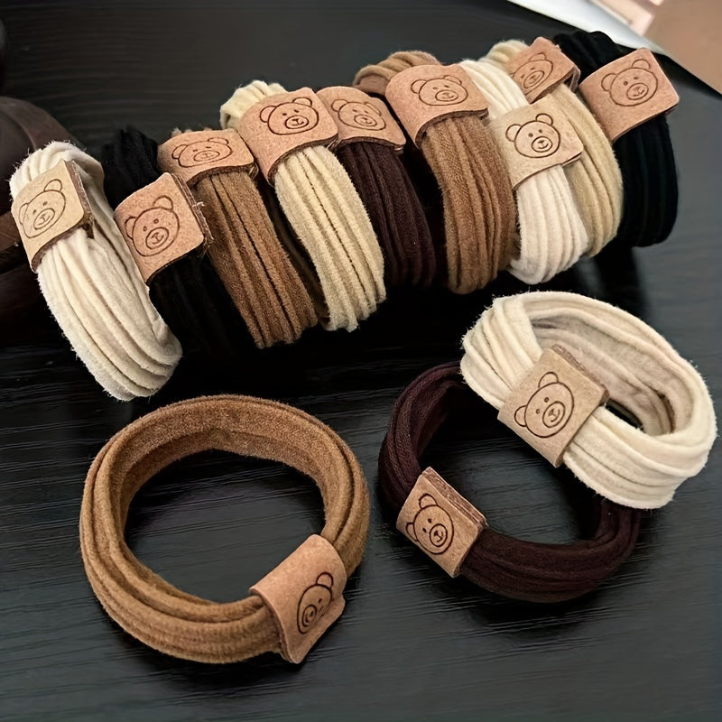 5pcs High Elastic Hair Ring Style Hair Ties