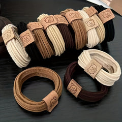 5pcs High Elastic Hair Ring Style Hair Ties