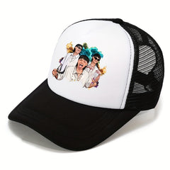Men's Cartoon Print Baseball Hat Hip Hop Sunshade Dad Truck Hat