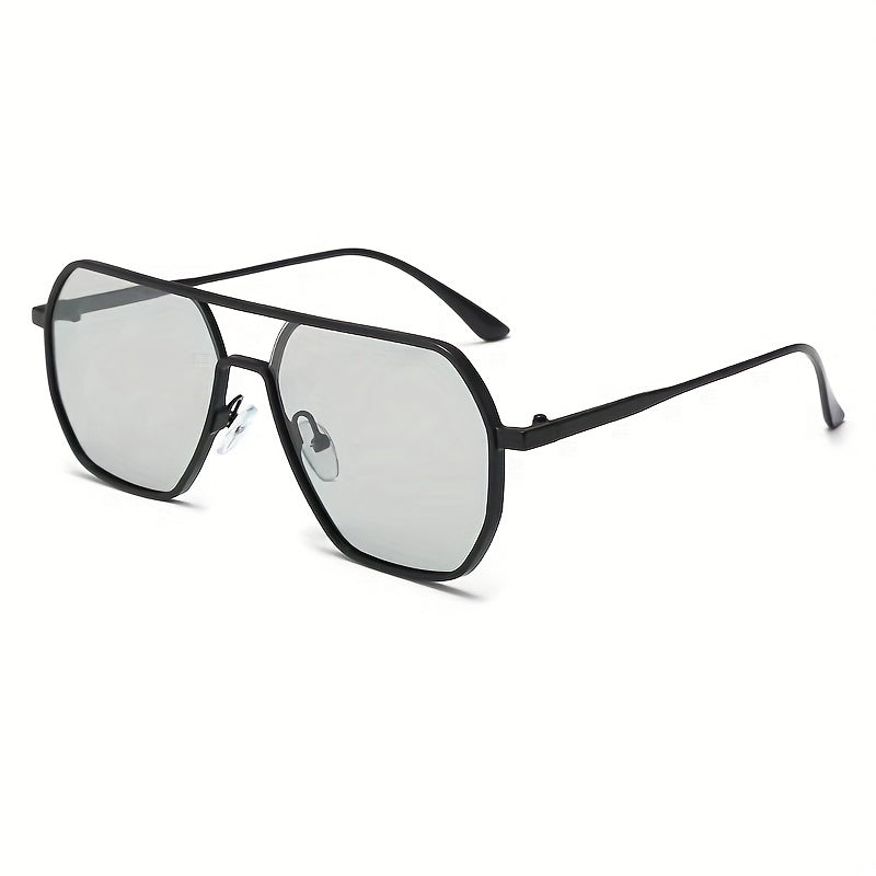 Men's Metal Frame Polarized Sunglasses UV Protection