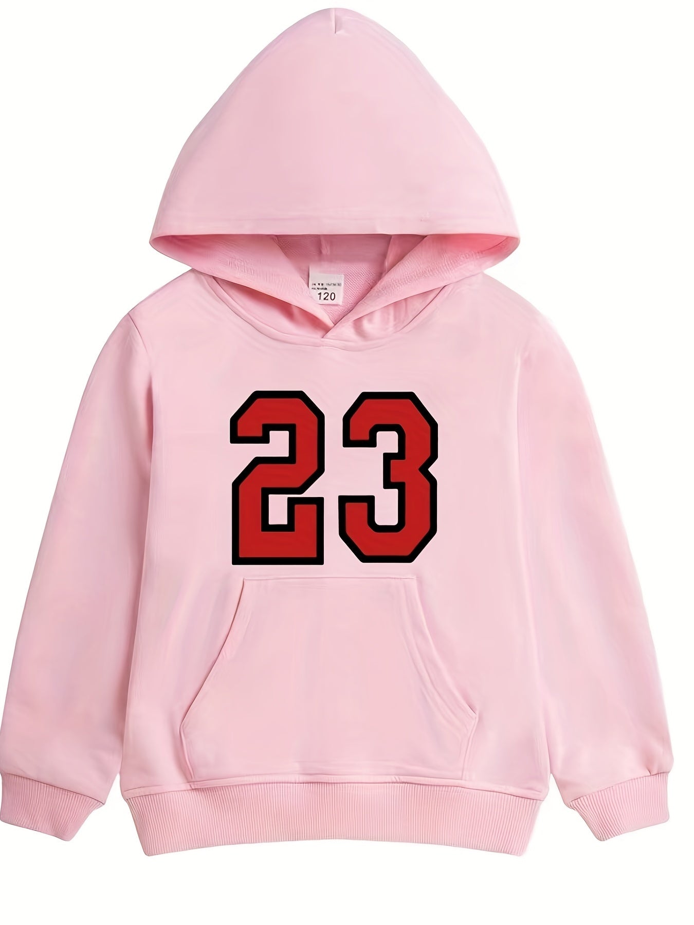 Girls Team Number Pattern Smart Hoodie for Halloween Party