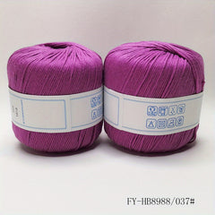 2pcs Colored Yarn Hand Knitting Crochet Yarn 100g pc