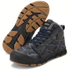 Women's Camo Pattern Hiking Shoes Non slip Outdoor Walking Shoes