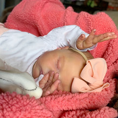 20in Reborn Doll 3D Skin & Veins Soft Silicone Realistic Newborn Princess Toy