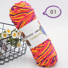 2pcs Soft 3 Strand Yarn 200g, DIY Knitting Crochet Scarves Shawls B