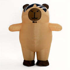 Adult Capybara Inflatable Costume with Glasses