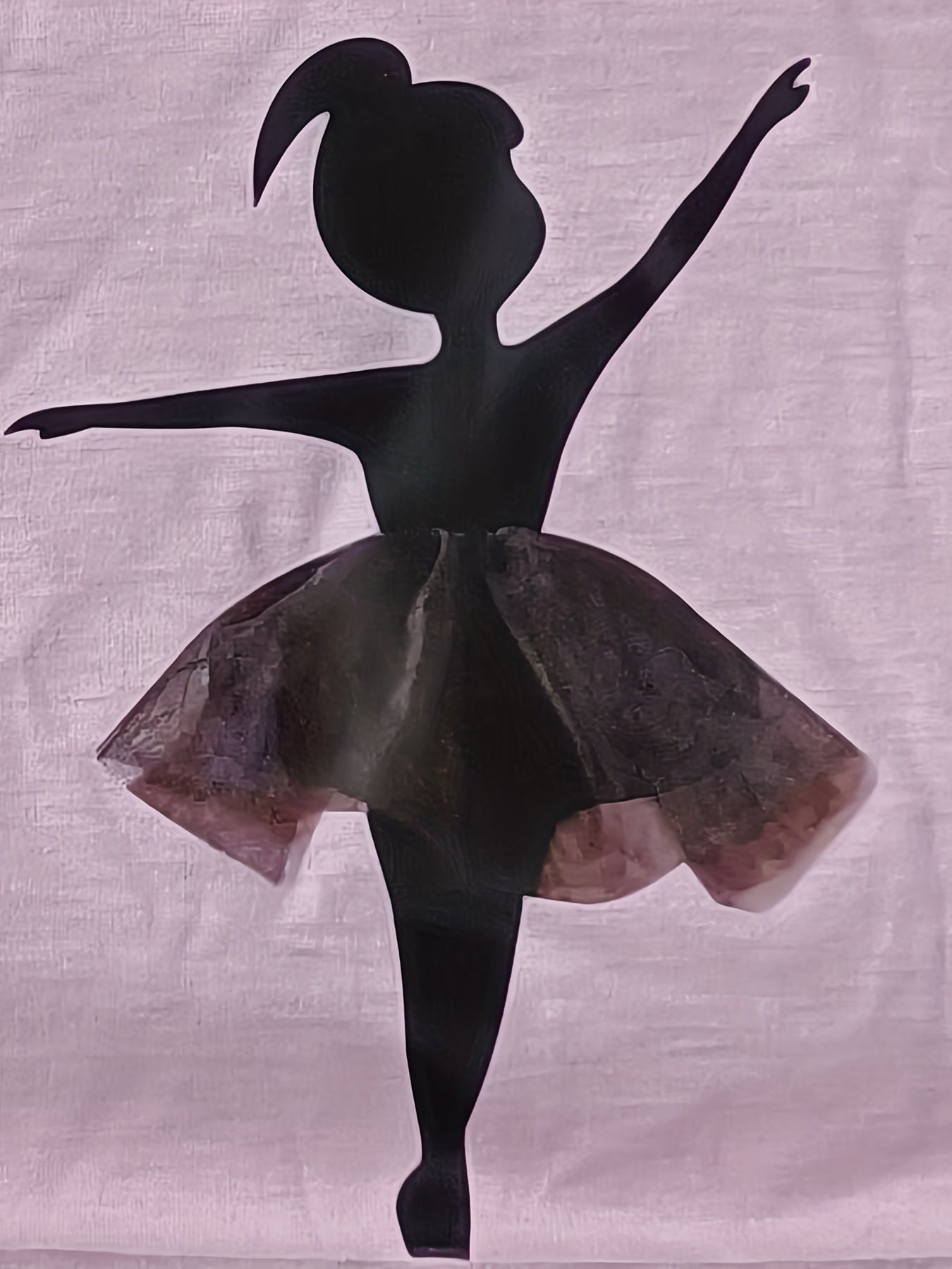 Pretty Dancing Girl Print Girls Creative T-shirt for Summer