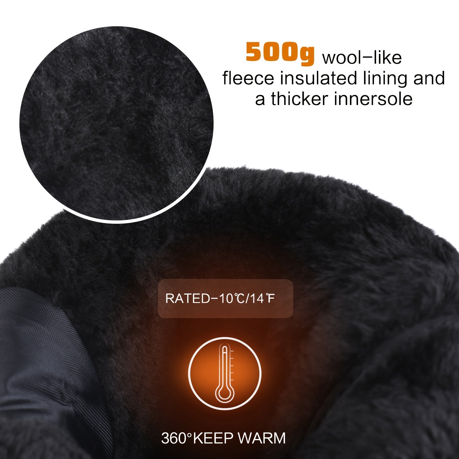 Women's Snow Boots Faux Fur Lined Warm Anti Slip Winter Boot