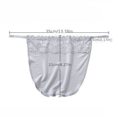 Lace Stitching Anti Peep Chest Shield Pads for Women