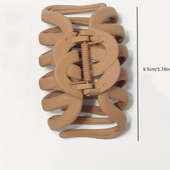 2pcs Casual Hair Clips Claw Clips Daily Decorative Hair Accessories For Girls