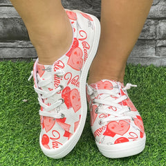 Women's Flat Bottomed Skateboard Shoes Lightweight Walking Shoes