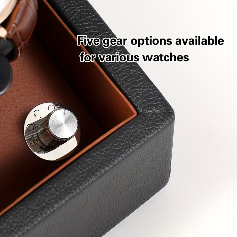 Dual Watch Winder Box for Men's and Women's Watches
