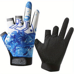 Waterproof Anti Slip Half Finger Gloves for Cycling Driving Fishing