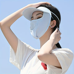 Sun Proof Visor Mask Hat Summer UV Protection Ice Mask Sun Hats For Women