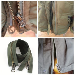 8 Double-ended Metal Zipper Clothing Jacket Luggage Head Zipper