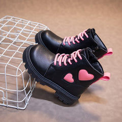 Warm Fleece Casual Boots for Girls - Outdoor Walking Hiking