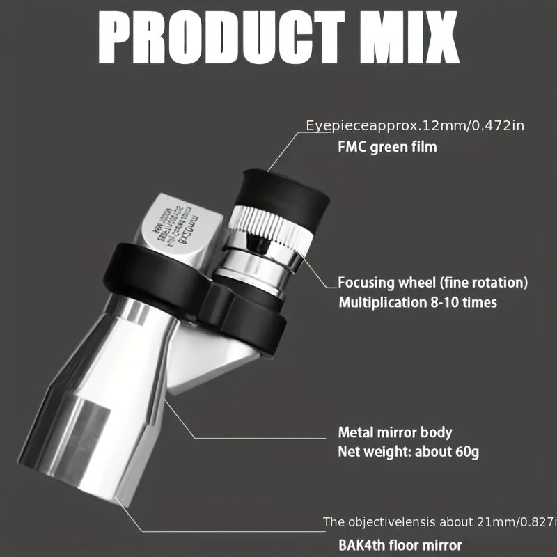 Compact Pocket Monocular Telescope for Outdoor Activities